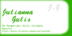 julianna gulis business card